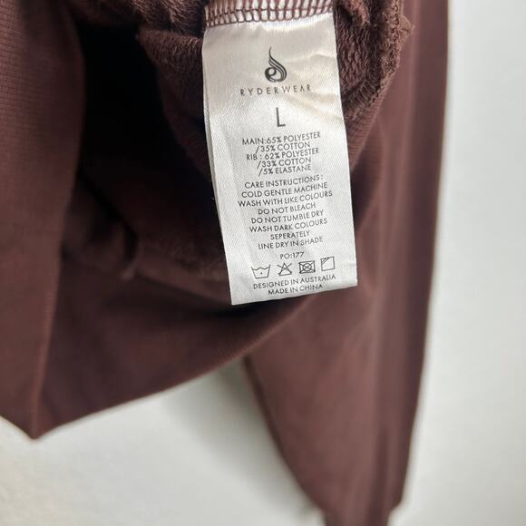 Ryderwear Cropped Crewneck Sweatshirt L - Picture 3 of 6